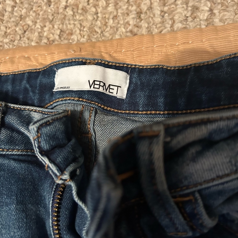 2 pair jeans.  Vervet and flying monkey